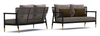 BRIELLE Lounge 2-seater Lowback