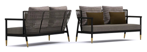 BRIELLE Lounge 2-seater Lowback