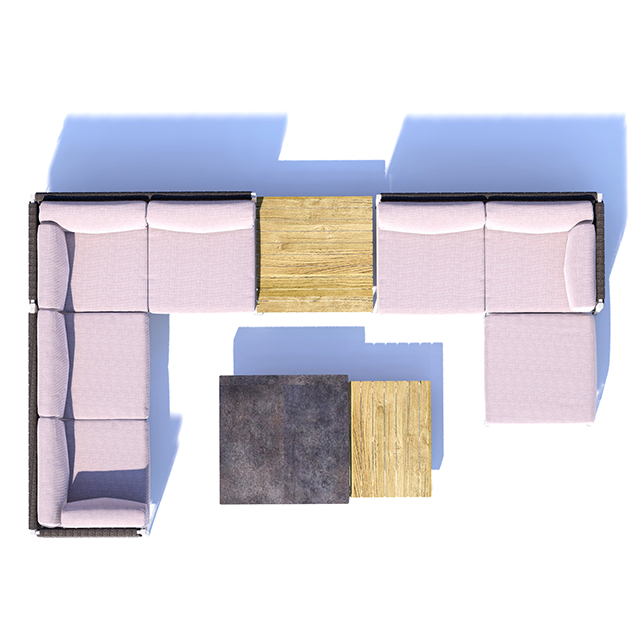 LUNA Square Coffee Table 