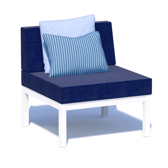 IVORY 1 Seat Sectional