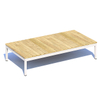 LUNA Square Coffee Table UNA Rect. Coffee Table (wood)