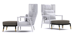 BRIELLE Lounge Ottoman