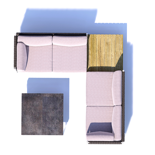 LUNA Square Coffee Table 